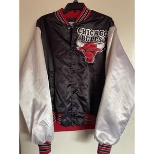 Vintage 90s NBA Chicago Bulls Fanimation Chalk Line Retro Jacket L